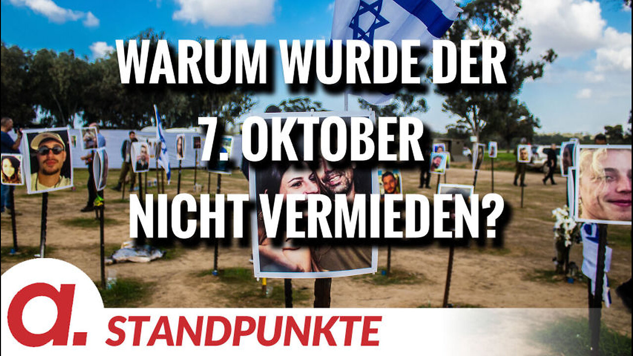 Warum wurde der 7. Oktober nicht vermieden? | Von Jochen Mitschka