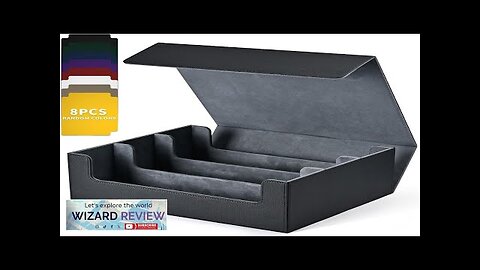 Card Storage Box for Trading Cards 1800+ PU Leather Commander Card Deck Review