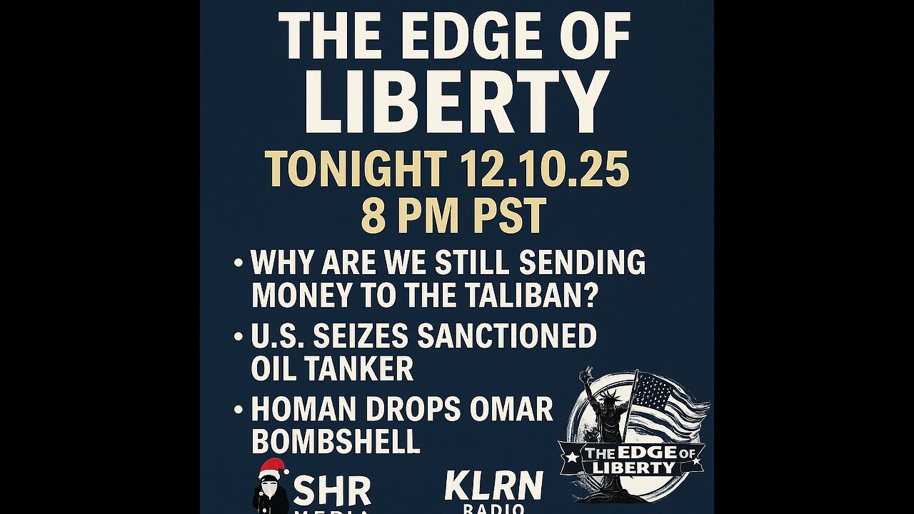 The Edge of Liberty: Congress Spends, Taliban Wins, and Homan Nukes Omar