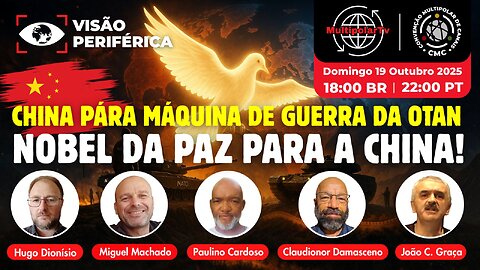 NOBEL DA PAZ: CHINA BLOQUEIA COMPLEXO MILITAR-INDUSTRIAL DOS EUA!
