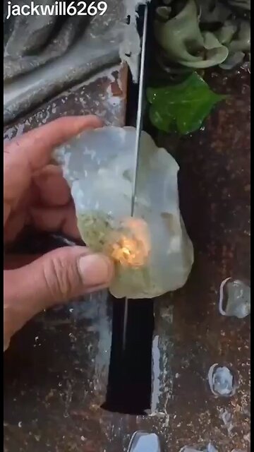 This gemologist knows what is inside this quartz looking rock. Absolutely Stunning.
