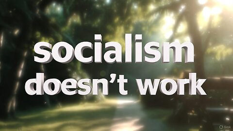 Dark Theory USA #0.061 | Why doesn't socialism work?