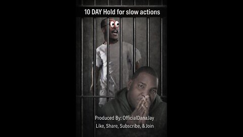 10 DAY HOLD FOR THIS GUY STUPID DECISIONS, POSSIBLE 10YRS TO THE BOOTY HOUSE, JUMP INN