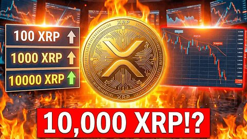 XRP DIPPING NOW IS A REBOUND COMING - THEY SAY YOU NEED 10,000 XRP TO BE RICH BUT ARE THEY RIGHT?