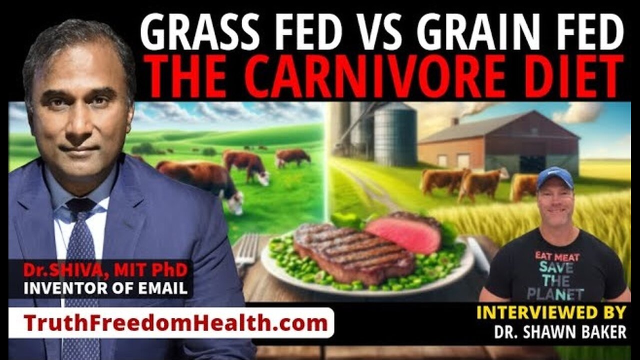 Dr.SHIVA LIVE™: Grass Fed Vs. Grain Fed. The Carnivore Diet