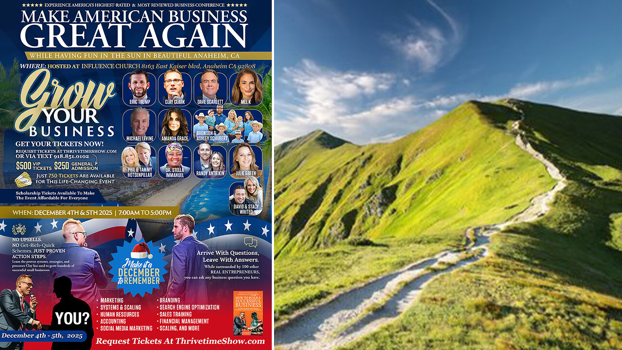 Business Coach | Learn "The PROVEN PATH to Business Success" Versus "96 Percent of Businesses Fail." - Inc. Magazine + Join Eric Trump At Clay Clark's Dec. 4-5 ThrivetimeShow.com Biz. Conference + 7 Client Success Stories