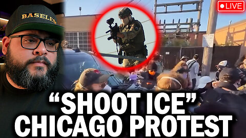 "Shoot ICE!" Protesters Beg For Blood At Chicago Protests