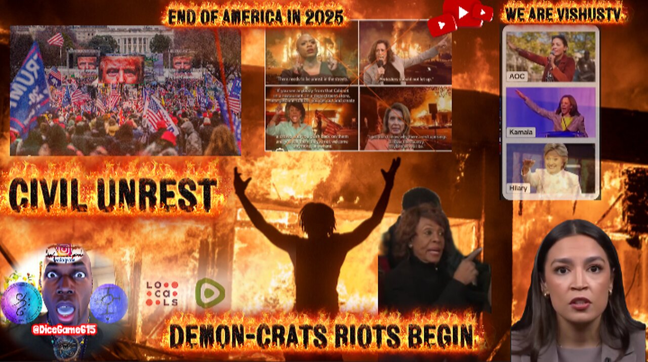 Demon-Crats Riots Begin... #VishusTv 📺
