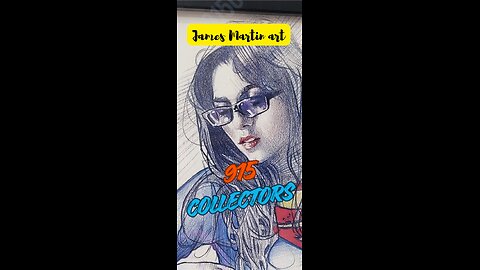 Signed Supergirl art by James Martin. James Martin, known for his figurative illustration, por