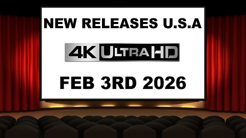 NEW 4K UHD Releases [JANUARY 27TH 2026 | U.S.A]