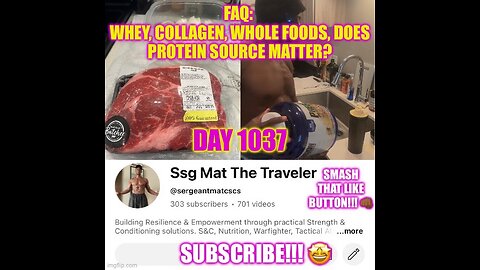 FAQ: Does Protein Source Matter? (Day 1037)