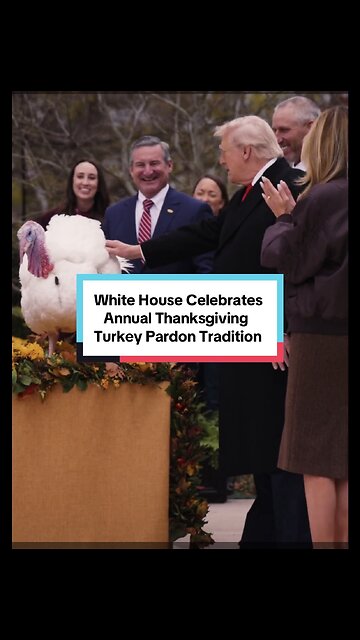 White House Celebrates Annual Thanksgiving Turkey Pardon Tradition
