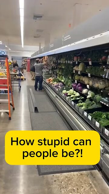 How stupid can people be?!