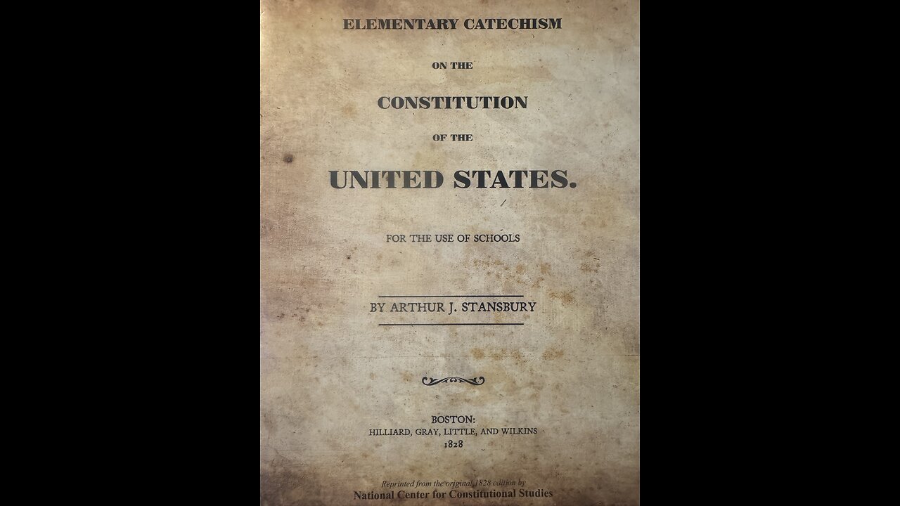 Are you smarter than an 8th grader in 1828? 10 minute constitution #2