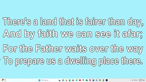 In The Sweet By And By V1-3