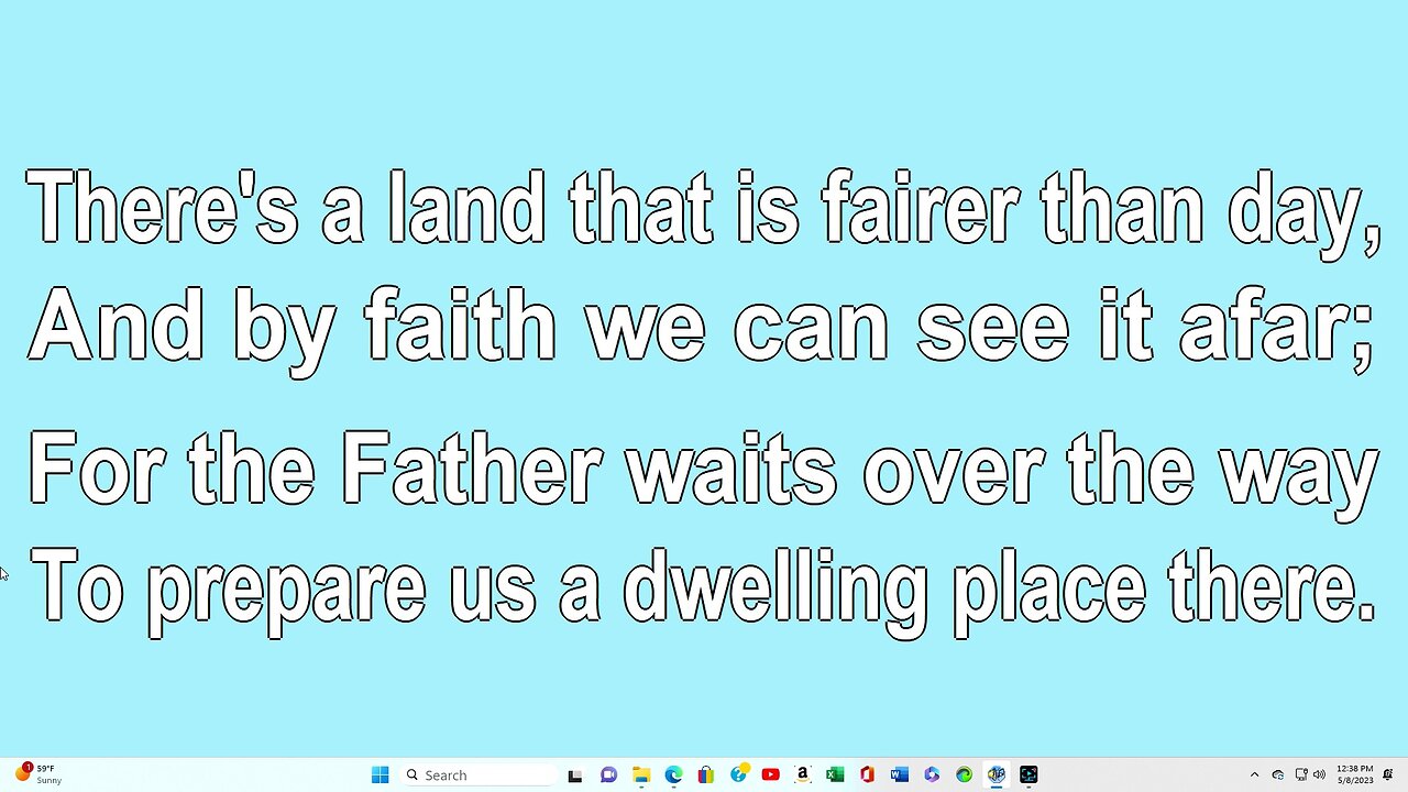 In The Sweet By And By V1-3