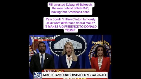 FBI arrested Zubayr Al-Bakoush, the man behind BENGHAZI