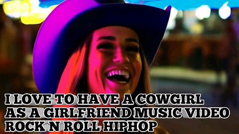 I LOVE TO HAVE A COWGIRL AS A GIRLFRIEND MUSIC VIDEO ROCK N ROLL HIPHOP