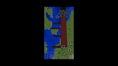 Number of chapters of the Bible completed so far: 153/1189 - #kjv #numbers #bible #Minecraft