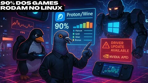 📰90% dos games de Windows já rodam no Linux: o pinguim quebrou a janela
