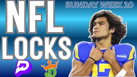 NFL WEEK 10 - 5 UNIT NUKE + TOP PLAYER PROPS (12-3 run) + HAIL MARY PARLAY