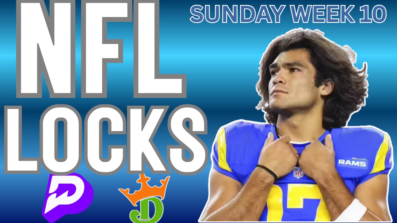 NFL WEEK 10 - 5 UNIT NUKE + TOP PLAYER PROPS (12-3 run) + HAIL MARY PARLAY