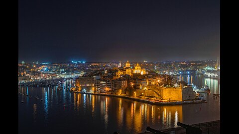 Evening Reflections on the Shores of Malta | Mediterranean Calm