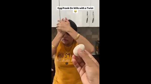 EGG PRANK ON WIFE wi...