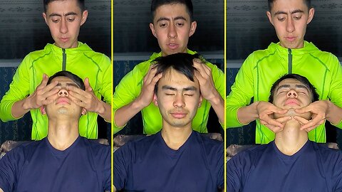 Relaxing Massage ASMR ¦ Face, Head Massage For Asmr Sleep