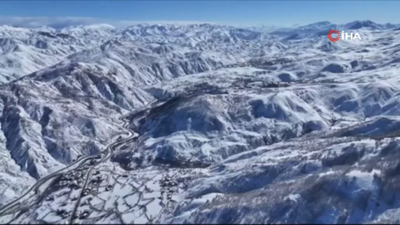 Bitlis’in doğal güzellikleri havadan görüntülendi