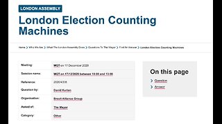 #1 Tulsi Gabbard drops more in Dominion - London was electronic counting