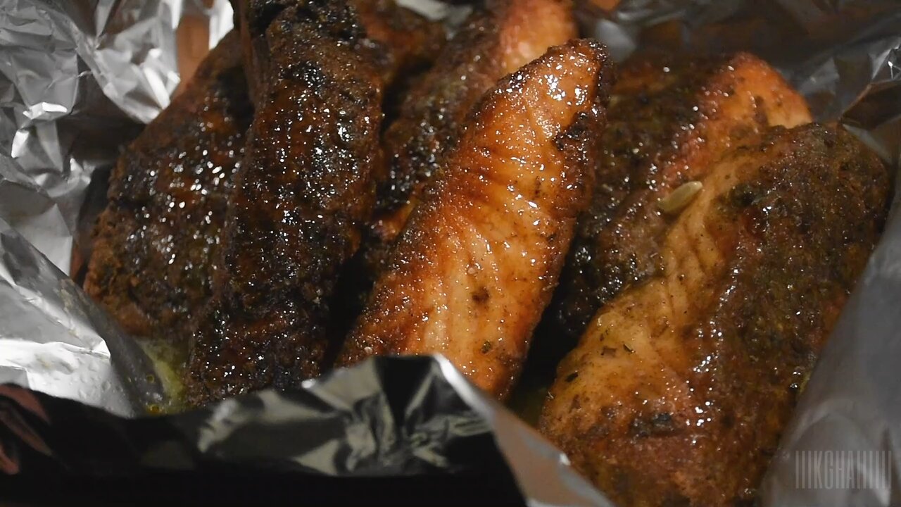 Fried Jerk Salmon 🦈🔥