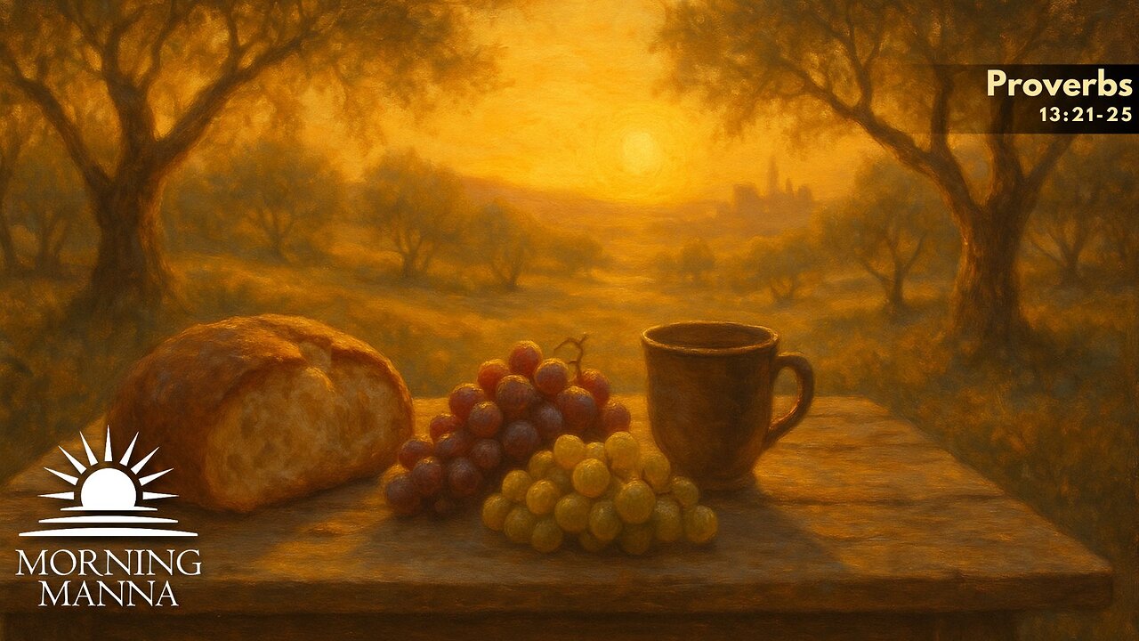 Morning Manna - October 6, 2025 - Proverbs 13:21-25 - Pursued by Sin, Satisfied by Righteousness