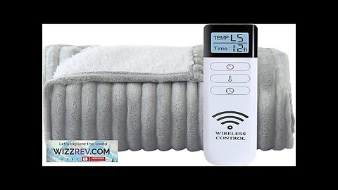 Heated Blanket Electric Blanket Heating Blanket with Wireless Remote Controller 5 Review