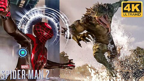 **Title: Marvel's Spider-Man 2 | PC Gameplay | Lizard Boss Fight**