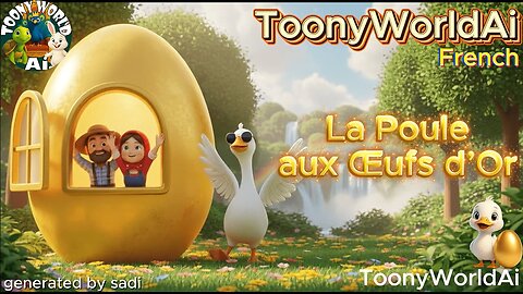 La Poule aux Œufs d’Or | Histoire Morale en Français | Bedtime Cartoon Pour Enfants | ToonyWorldAi