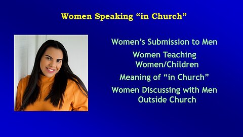 Video Bible Study: 1 Corinthians - #063