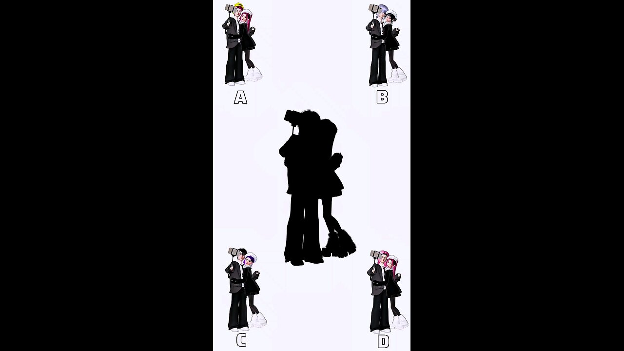 CHOOSE THE HIDDEN COUPLE 👤🥰