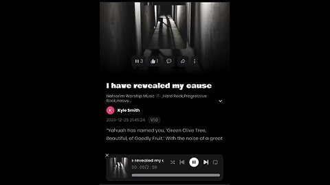 I have revealed my cause