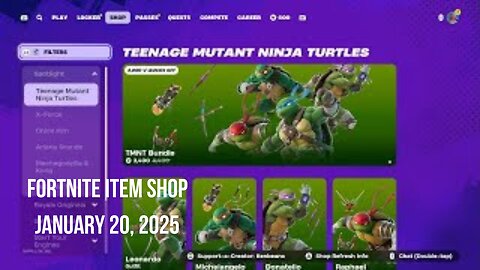 Fortnite Item Shop|January 20, 2025