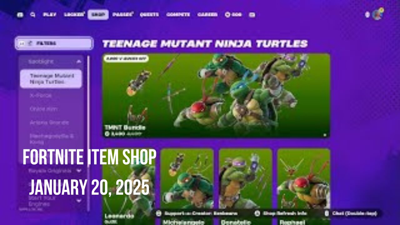 Fortnite Item Shop|January 20, 2025