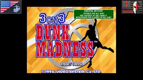 3 On 3 Dunk Madness [Unreleased Prototype] (Arcade - Attract Mode) [NA Version of "3オン3ダンク・マドネース"]