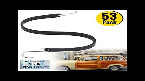 VEVOR Rubber Bungee Cords 53 Pack 21" Long Weatherproof Natural Rubber Tie Review