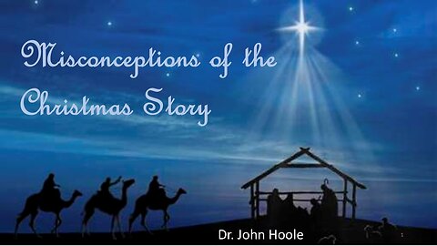 Misconceptions of the Christmas Story