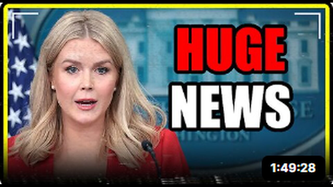 🔴Massive White House PRESS CONFERENCE.🔴