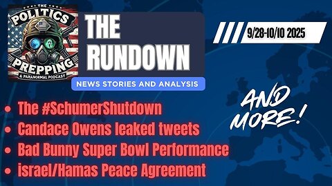 The Rundown 9/28-10/10/25