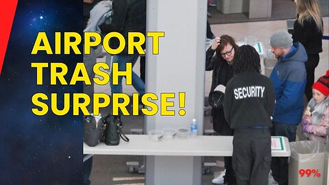 MAN THROWS AWAY PACKAGE AT AIRPORT! Woman's Discovery Inside Will SHOCK You!