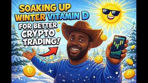Soaking Up Winter Sun ☀️ While Crypto Takes a Nap 😎💸 | Vitamin D Mood Boost!
