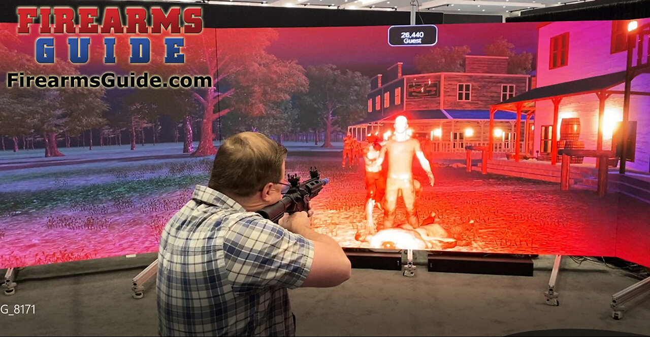 Zombie Shooting Game / Simulator at the SHOT Show 2025