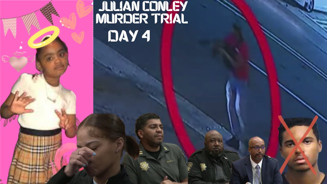 Day 4 Julian Conley Murder Trial of 8 year old (JUSTICE For) Secoriea Turner